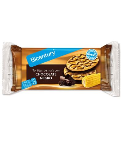Tortitas Maiz con Chocolate Negro Eco 90g Bicentury