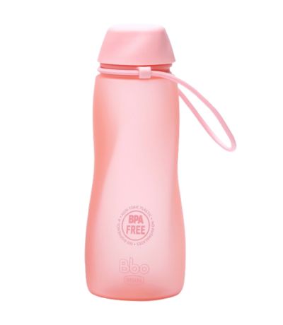 Botella Bbo Tritan Rosa 550ml Irisana