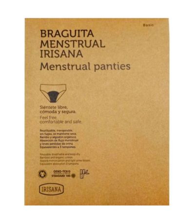 Braguita Menstrual Talla S 1ud Irisana