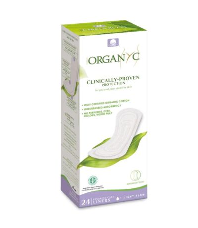 Protegeslips Algodon Organico Vegan 24 Organyc
