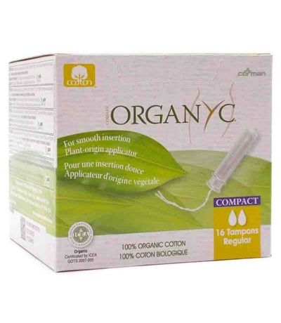 Tampon Regular Compact 16uds Organyc