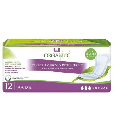 Compresa Incontinencia Normal 12uds Organyc