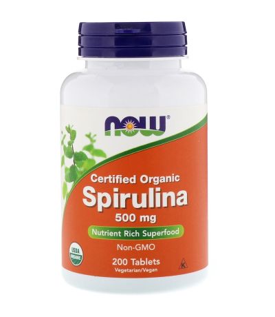 Espirulina 500Mg Vegan 200comp Now