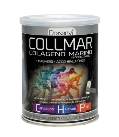 Collmar Colageno Magnesio Acido Hialuronico Sabor Vainilla SinGluten 300g Drasanvi