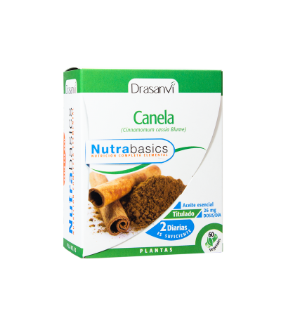 Canela 625Mg SinGluten Vegan 60caps Drasanvi