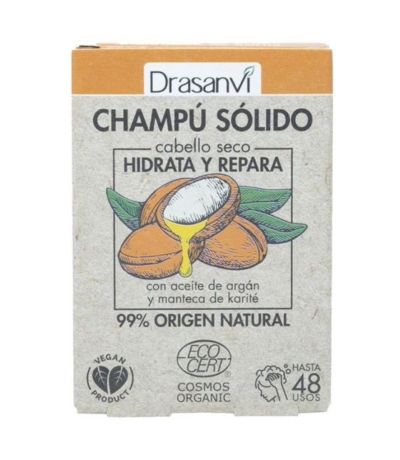 Champu Solido Cabello Seco Eco 80g Drasanvi