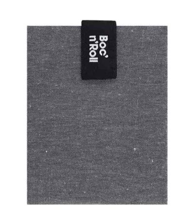 Porta Bocadillos Reutilizable Negro Eco 1ud Roll´Eat