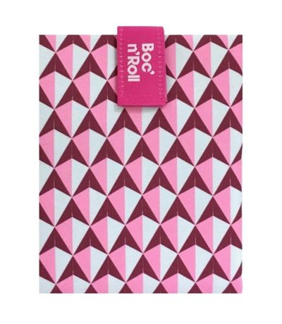 Porta Bocadillos Reutilizable Tiles Rosa 1ud Roll´Eat