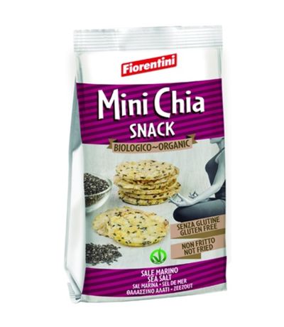 Mini Tortitas Maiz de Chia SinGluten Bio Vegan 50g Fiorentini