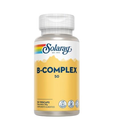 Vitamina-B Complex SinGluten Vegan 50caps Solaray
