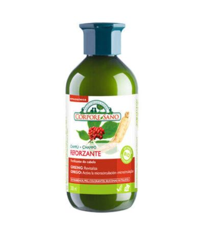 Champu Reforzante Ginseng Ginkgo Bio Vegan 300ml Corpore Sano