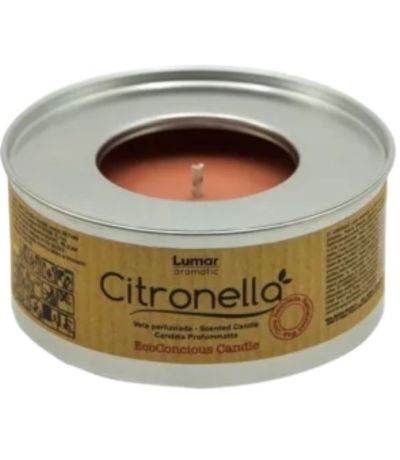 Vela Citronela Lata EcoConcious 45x100mm 1ud Lumar
