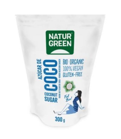 Azucar de Coco SinGluten Bio 300g Natur-Green