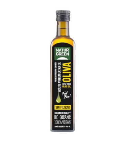 Aceite de Oliva Virgen Extra Sin Filtrar Vegan Bio 500ml Natur-Green