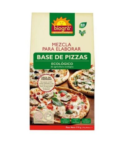 Mezcla Base Pizza Bio Vegan 510g Biogra