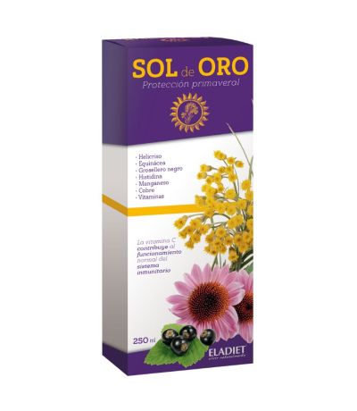 Sol de Oro Proteccion Primaveral Jarabe SinGluten 250ml Eladiet