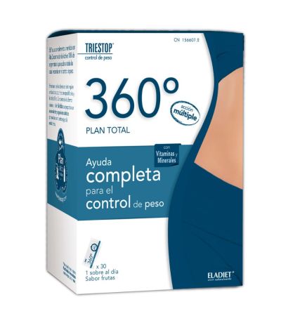 Triestop 360 Plan Total SinGluten 30 Sobres Eladiet