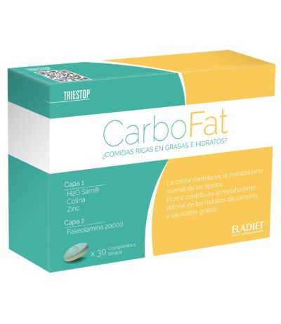 Triestop Carbofat SinGluten 30comp Eladiet