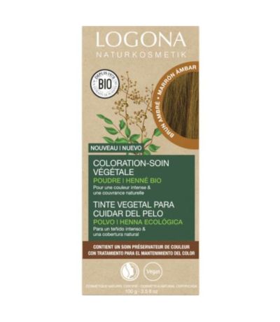 Colorante Vegetal Avellana Bio Vegan 100g Logona