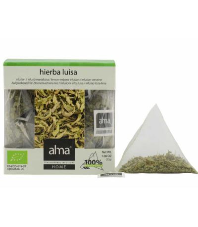 Infusion Hierba Luisa SinGluten Eco Vegan 15 Piramides Alma