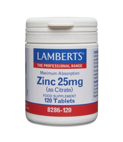 Zinc 25Mg 120comp Lamberts