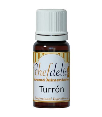 Aroma Turron Concentrado SinGluten Vegan 10ml Chefdelice