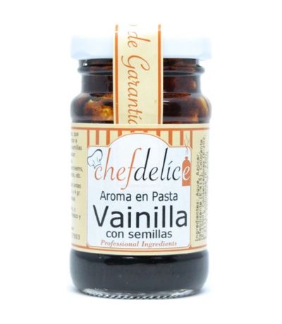 Aroma Vainilla con Semillas en Pasta SinGluten Vegan 50g Chefdelice
