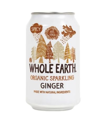 Refresco de Jengibre Bio SinAzucar 330ml Whole Earth