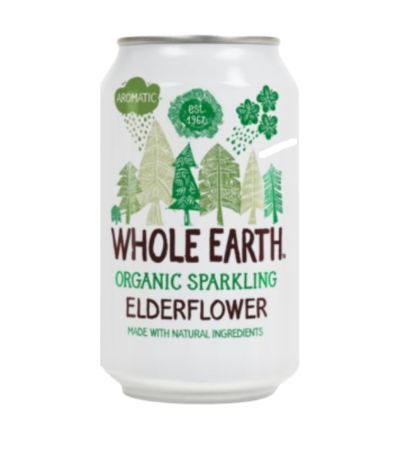 Refresco de Sauco Bio SinAzucar 330ml Whole Earth