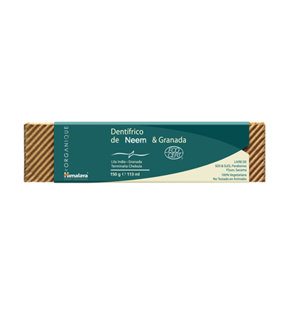 Dentifrico Neem y Granada Eco 150g Organique By Himalaya