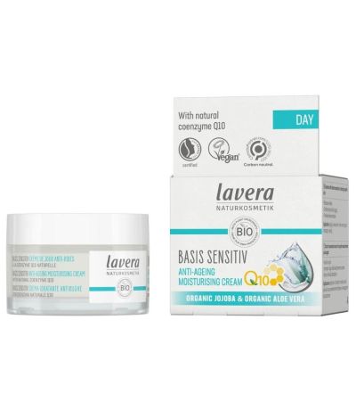 Crema Hidratante Antiarrugas con Q10 Bio Vegan 50ml Lavera