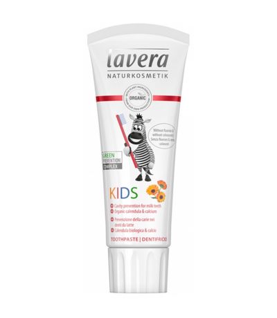 Dentifrico Niños Sin Fluor 75ml Lavera