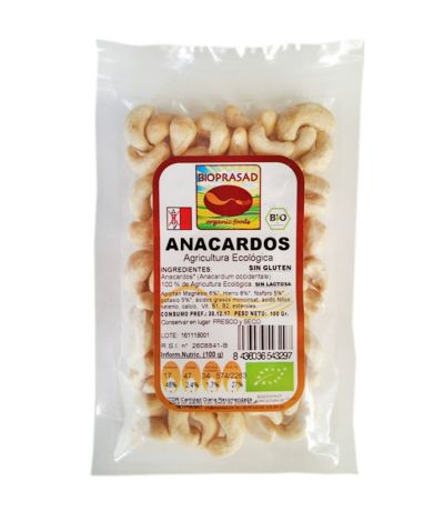 Anacardos SinGluten Bio 100g Bioprasad