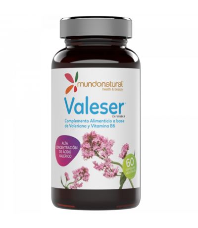 Valeser Extracto de Valeriana 450Mg 60caps Mundonatural