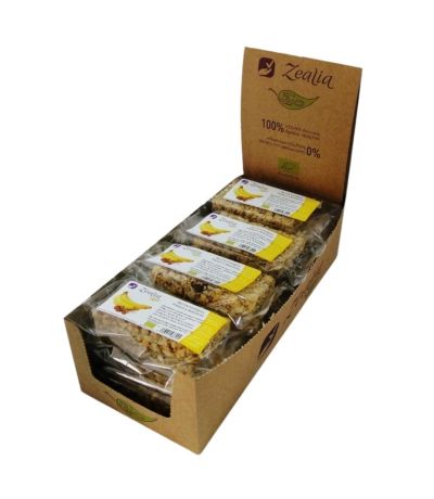 Barritas de Platano y Avellanas SinGluten Bio Vegan 20uds Zealia