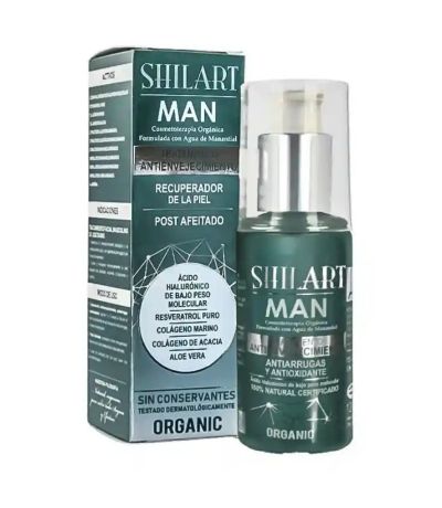 Emulsion Antienvejecimiento Facial Man 120ml Shilart