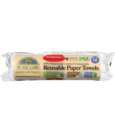 Rollo de Cocina Reutilizable Balletas Bio 12uds If You Care