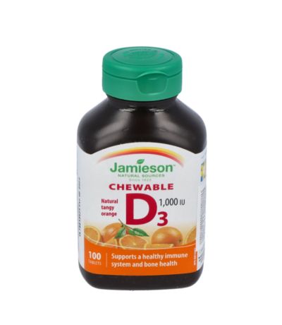 Vitamina-D3 1000Ui 25Mcg 100comp Jamieson