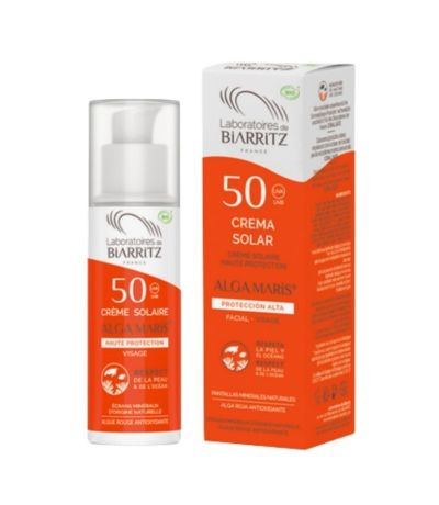 Crema Solar Facial SPF50 Bio 50ml Biarritz