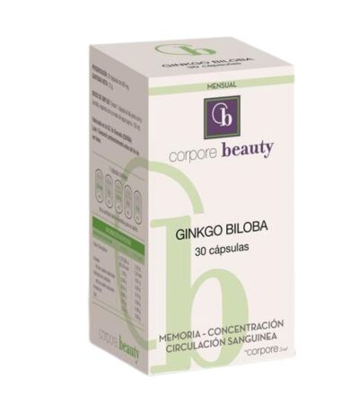 Gingko Biloba 30caps Corpore Beauty