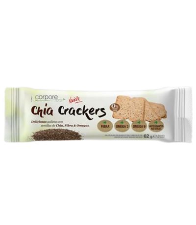 Crackers con Chia Fibra y Omegas 62g Corpore Diet