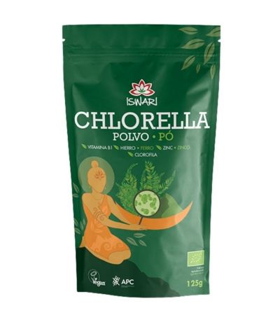 Chlorella Polvo SinGluten Eco Vegan 125g Iswari