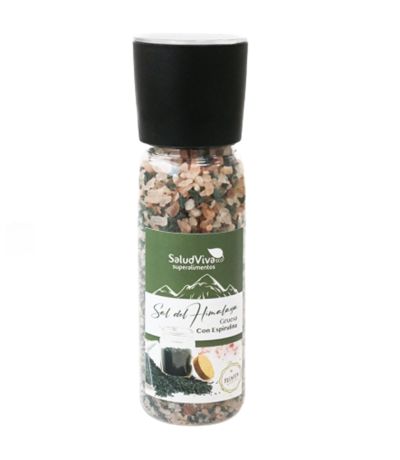 Sal del himalaya gruesa Con Spirulina Eco 350g Salud Viva