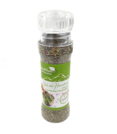 Sal del Himalaya gruesa con Hierbas Provenzales 105g Salud Viva