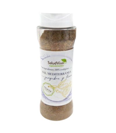 Sal Mediterranea con Jengibre y Lima Eco 160g Salud Viva