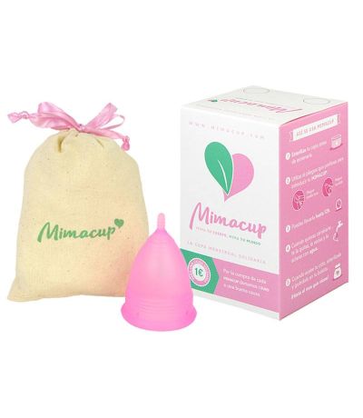 Copa Menstrual Rosa S 40x60mm 1ud Mimacup