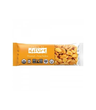 Barrita de Cacahuete SinGluten Vegan 16uds Taste Of Nature