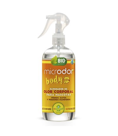 Microdor Eliminador de Olores Corporales para Mascotas Bio 500ml Bactemia