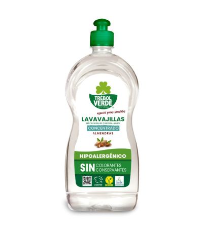 Lavavajillas Concentrado Almendra Eco Vegan 750ml Trebol Verde