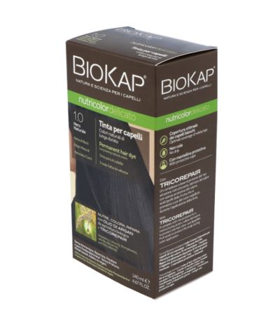 Tinte 1.0 Negro Nutricolor 140ml Biokap